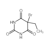 2,4,6(1H,3H,5H)-Pyrimidinetrione,5-bromo-5-ethyl- Structure