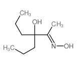 2-Hexanone,3-hydroxy-3-propyl-, oxime structure