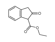 2-oxo-indan-1-carboxylic acid ethyl ester Structure