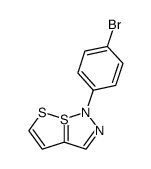 1-(4-bromo-phenyl)-1H-7λ4-[1,2]dithiolo[5,1-e][1,2,3]thiadiazole Structure