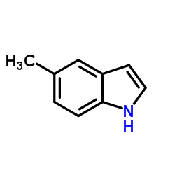 5-甲基吲哚结构式