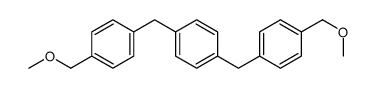 1,4-bis[[4-(methoxymethyl)phenyl]methyl]benzene结构式