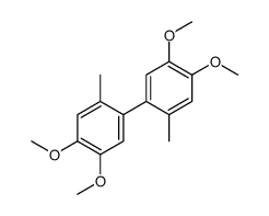 4,4,5,5-四甲氧基-2,2-二甲基-1,1-联苯结构式