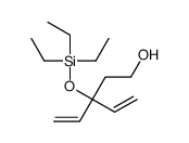 3-ethenyl-3-triethylsilyloxypent-4-en-1-ol Structure