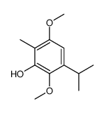 2,5-dimethoxy-6-methyl-3-propan-2-ylphenol Structure