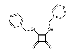 3,4-bis(benzylselanyl)cyclobut-3-ene-1,2-dione Structure