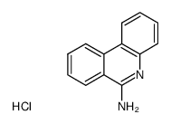 phenanthridin-6-ylamine, hydrochloride结构式