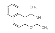 1,3-dimethyl-2,3-dihydro-1H-benzo[f][1,3]benzoxazine结构式