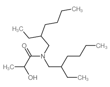 Propanamide,N,N-bis(2-ethylhexyl)-2-hydroxy- Structure