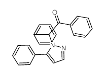 Ethanone,1,2-diphenyl-2-(5-phenyl-1H-pyrazol-1-yl)-结构式