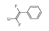 (E)-1,2-difluoro-1-lithio-2-phenylethene Structure