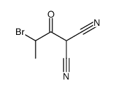 2-(2-bromopropanoyl)propanedinitrile Structure