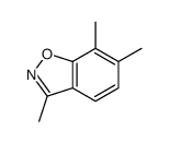 1,2-Benzisoxazole,3,6,7-trimethyl-(9CI) Structure