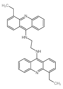 N,N-bis(4-ethylacridin-9-yl)ethane-1,2-diamine结构式