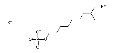 Phosphoric acid, isodecyl ester, potassium salt structure