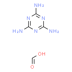 formic acid, compound with 1,3,5-triazine-2,4,6-triamine (1:1)结构式