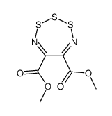 dimethyl 1,2,3,4,7-trithiadiazepine-5,6-dicarboxylate Structure