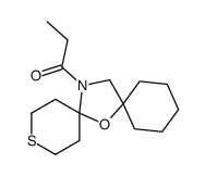 1-(7-oxa-11-thia-14-azadispiro[5.1.58.26]pentadecan-14-yl)propan-1-one结构式