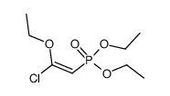 Diethyl-(2-chloro-2-ethoxyvinyl)phosphonat Structure