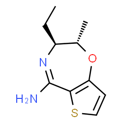 Thieno[2,3-f]-1,4-oxazepin-5-amine, 3-ethyl-2,3-dihydro-2-methyl-, (2S,3S)- (9CI) picture