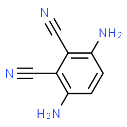 1,2-Benzenedicarbonitrile,3,6-diamino-结构式