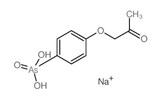 SODIUM p-2-PROPANOL-OXY-PHENYLARSONATE结构式