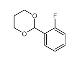 1,3-Dioxane,2-(2-fluorophenyl)-(9CI) Structure