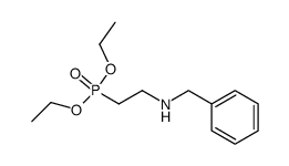 β-(N-benzyl)aminoethylphosphonic acid diethyl ester结构式