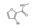 3-BROMO-FURAN-2-CARBOXYLIC ACID METHYLAMIDE结构式