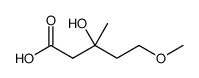 3-HYDROXY-5-METHOXY-3-METHYLPENTANOIC ACID Structure