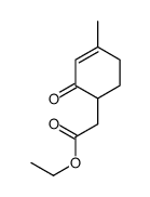 ethyl 2-(4-methyl-2-oxocyclohex-3-en-1-yl)acetate结构式