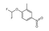 1-(difluoromethoxy)-2-methyl-4-nitrobenzene Structure