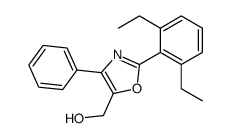 [2-(2,6-diethylphenyl)-4-phenyl-1,3-oxazol-5-yl]methanol Structure