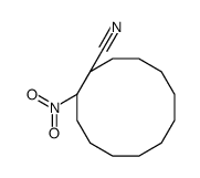 1-nitrocyclododecane-1-carbonitrile Structure