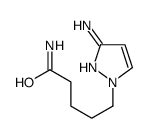 5-(3-aminopyrazol-1-yl)pentanamide Structure