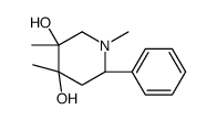 (3S,4R,6S)-1,3,4-trimethyl-6-phenylpiperidine-3,4-diol Structure