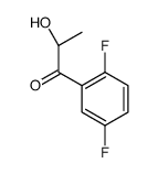 (2R)-1-(2,5-difluorophenyl)-2-hydroxypropan-1-one Structure