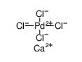 calcium tetrachloropalladate(2-)结构式