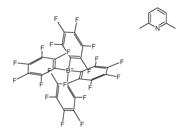 [2,6-lutidinium][B(C6F5)4]结构式