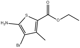 Ethyl 5-amino-4-bromo-3-methylthiophene-2-carboxylate Structure