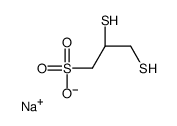 sodium (S)-2,3-dimercaptopropanesulphonate Structure