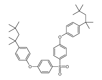 1-(2,4,4-trimethylpentan-2-yl)-4-[4-[4-[4-(2,4,4-trimethylpentan-2-yl)phenoxy]phenyl]sulfonylphenoxy]benzene结构式