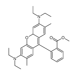 Xanthylium, 3,6-bis(ethylamino)-9-[2-(methoxycarbonyl)phenyl]-2,7-dimethyl-, molybdatetungstatephosphate picture