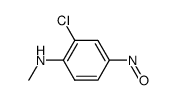 2-chloro-N-methyl-4-nitroso-aniline结构式