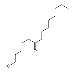 1-hydroxytetradecan-6-one Structure