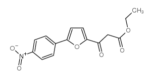 ETHYL-2-[5-(4-NITROPHENYL)]-FUROYL-ACETATE Structure