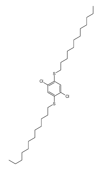 1,4-dichloro-2,5-bis(dodecylsulfanyl)benzene结构式