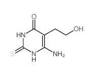 4(1H)-Pyrimidinone,6-amino-2,3-dihydro-5-(2-hydroxyethyl)-2-thioxo- picture