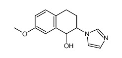 2-imidazol-1-yl-7-methoxy-1,2,3,4-tetrahydronaphthalen-1-ol Structure