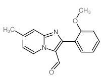 2-(2-methoxyphenyl)-7-methylimidazo[1,2-a]pyridine-3-carbaldehyde图片